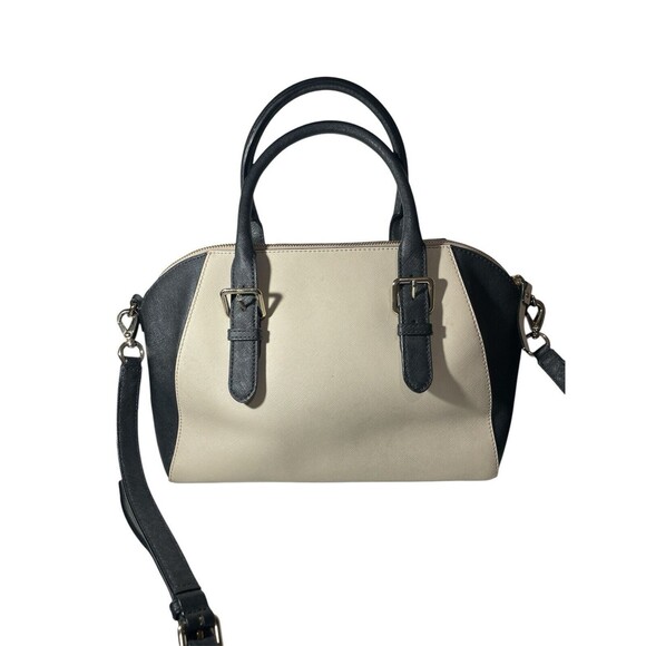 Kate Spade Cove Street Colorblock Pippa Crossbody Beige Black Detachable Strap - Picture 2 of 11